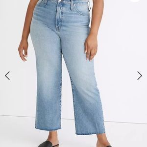 Perfect vintage wide-leg jean in catlin wash